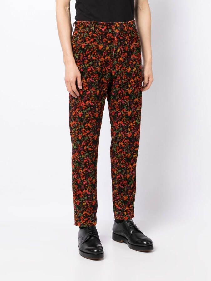 Paul Smith Pantalon met bloemenprint Veelkleurig