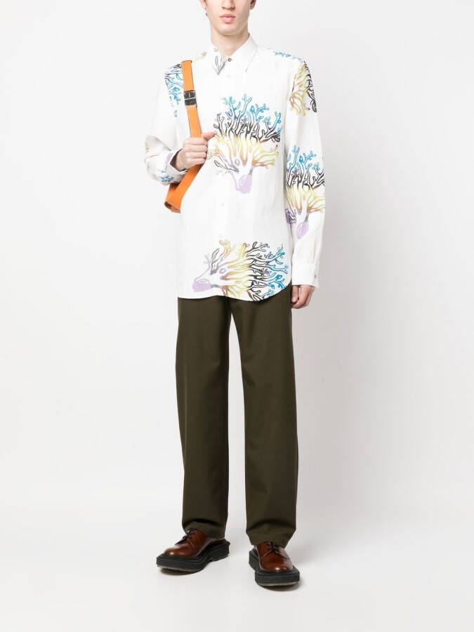 Paul Smith Overhemd met patroon Wit