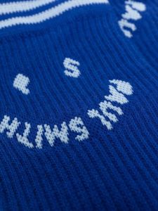 Paul Smith Sokken met intarsia logo Blauw
