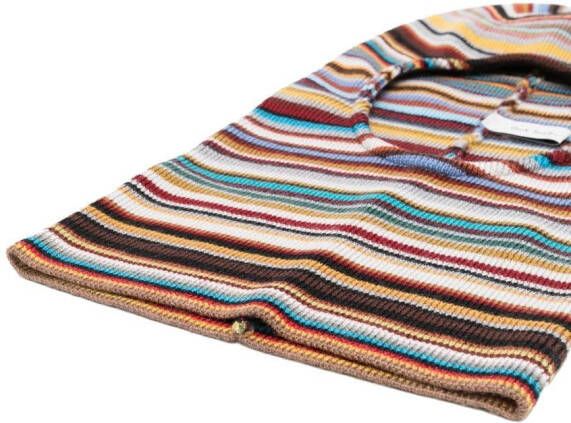 Paul Smith Gestreepte bivakmuts Zwart