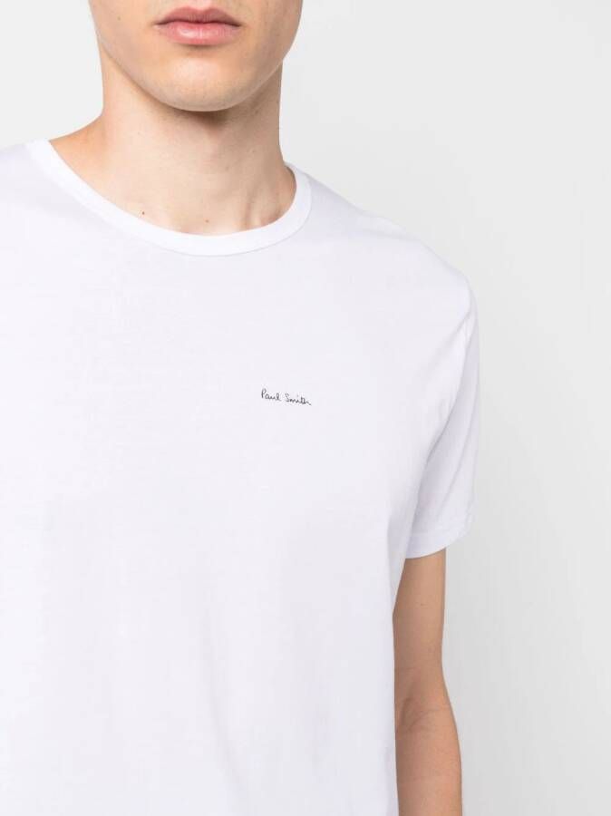 Paul Smith T-shirt met logoprint Wit