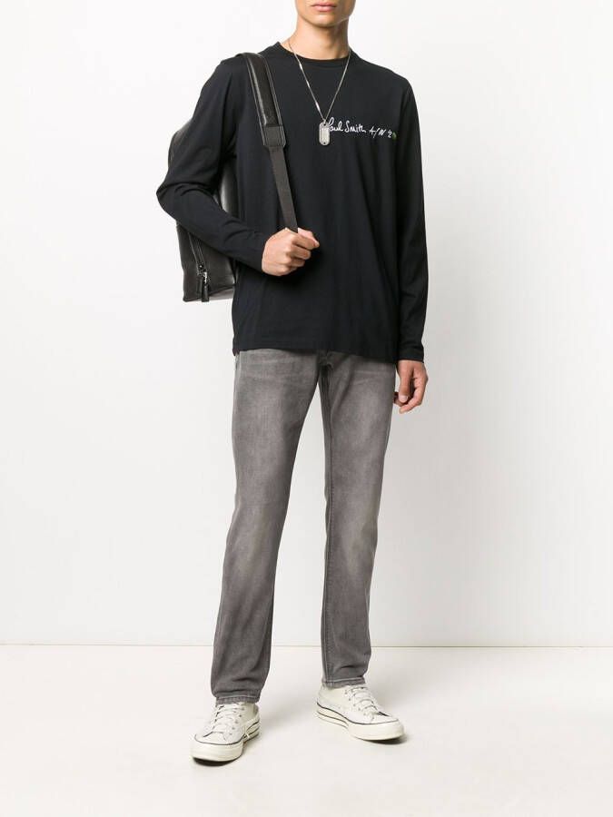 Paul Smith T-shirt met logoprint Zwart