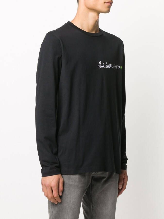 Paul Smith T-shirt met logoprint Zwart