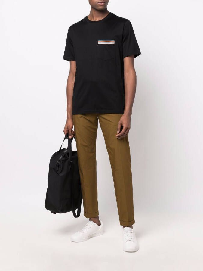 Paul Smith T-shirt met zak Zwart