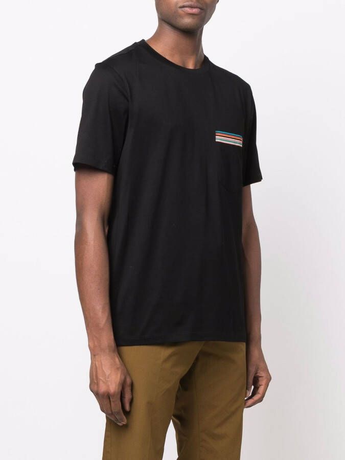 Paul Smith T-shirt met zak Zwart