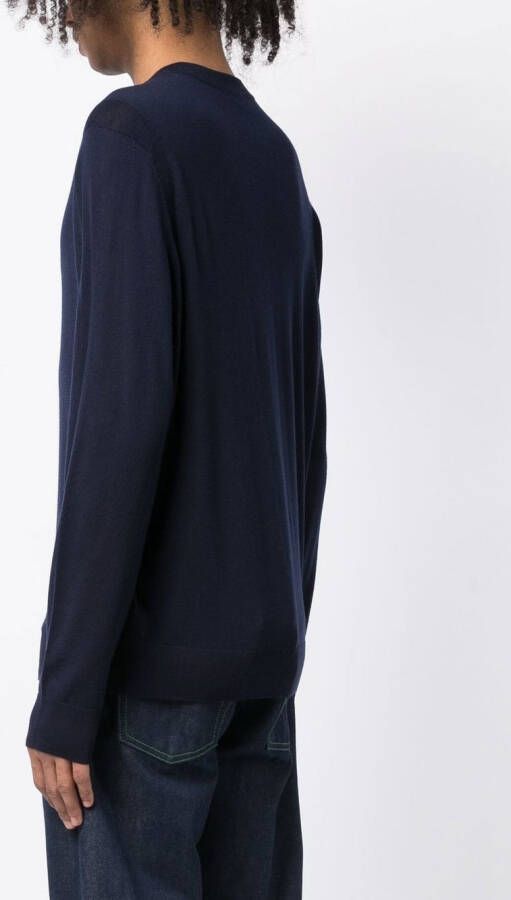 Paul Smith Trui met V-hals Blauw