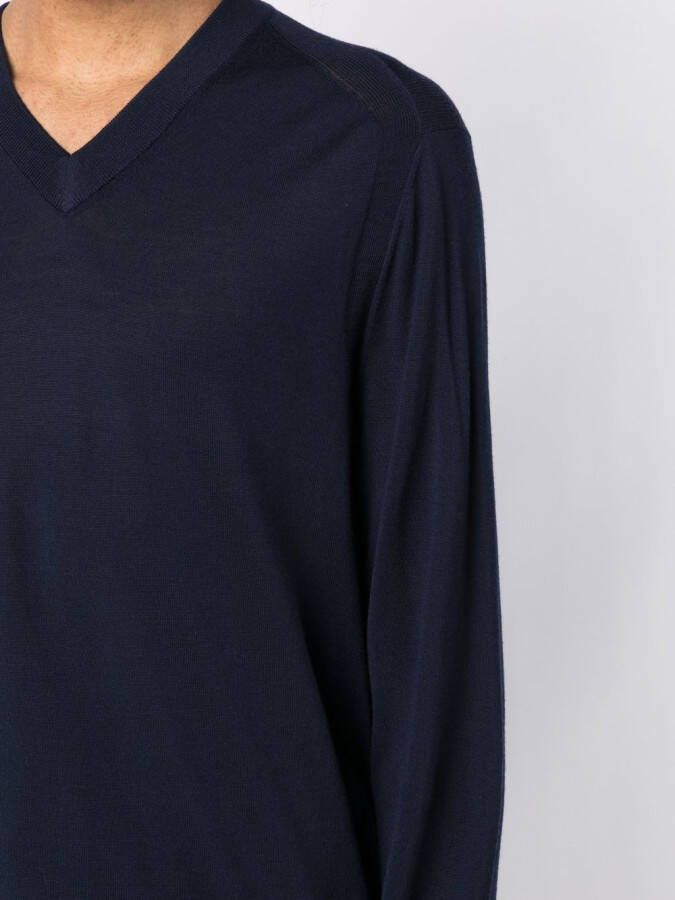 Paul Smith Trui met V-hals Blauw