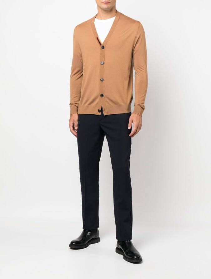Paul Smith Vest met V-hals Beige