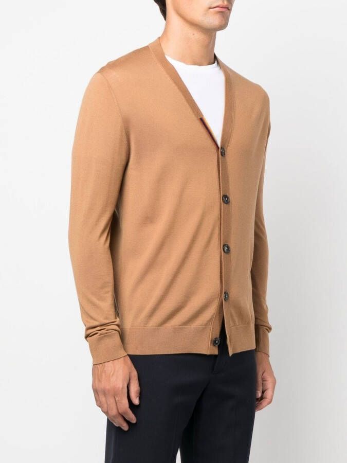 Paul Smith Vest met V-hals Beige