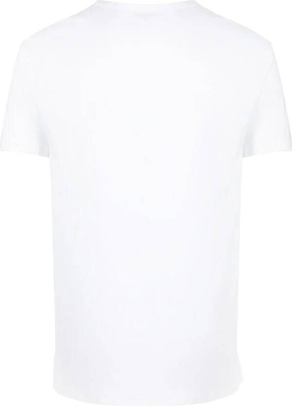 Paul Smith Vijf katoenen T-shirts Wit