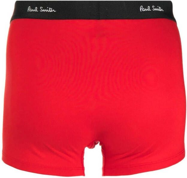 Paul Smith x Manchester United boxershorts met borduurwerk Rood
