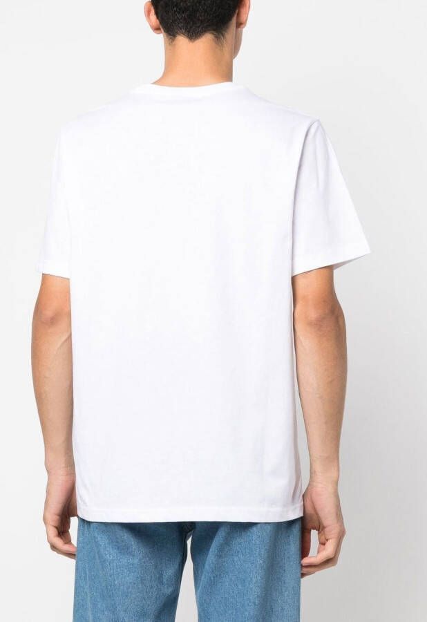 PS Paul Smith T-shirt met logopatch Wit