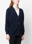 PAULA Kasjmier vest Blauw - Thumbnail 3