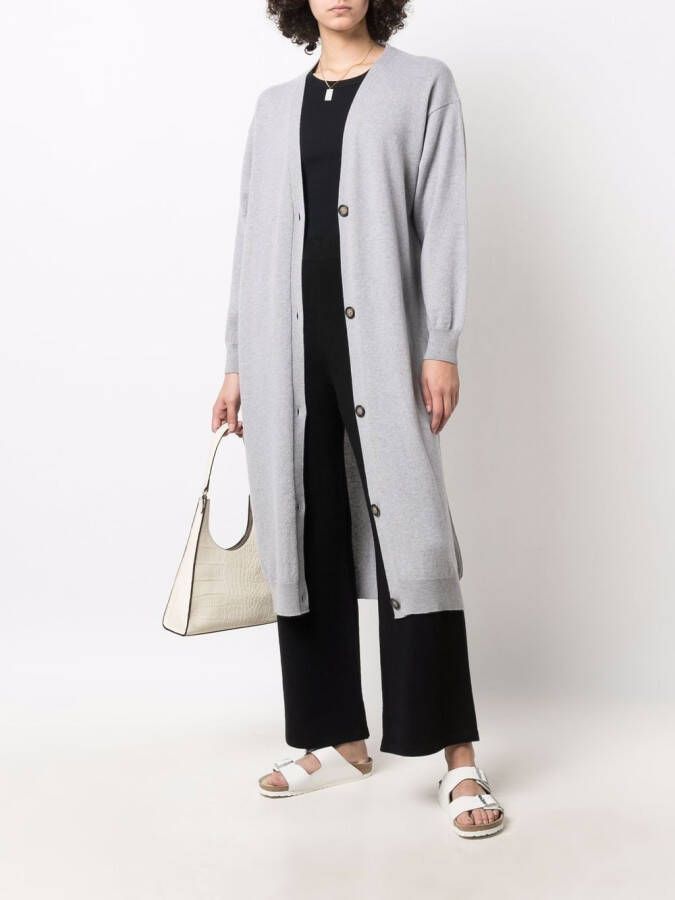 PAULA Kasjmier vest Grijs
