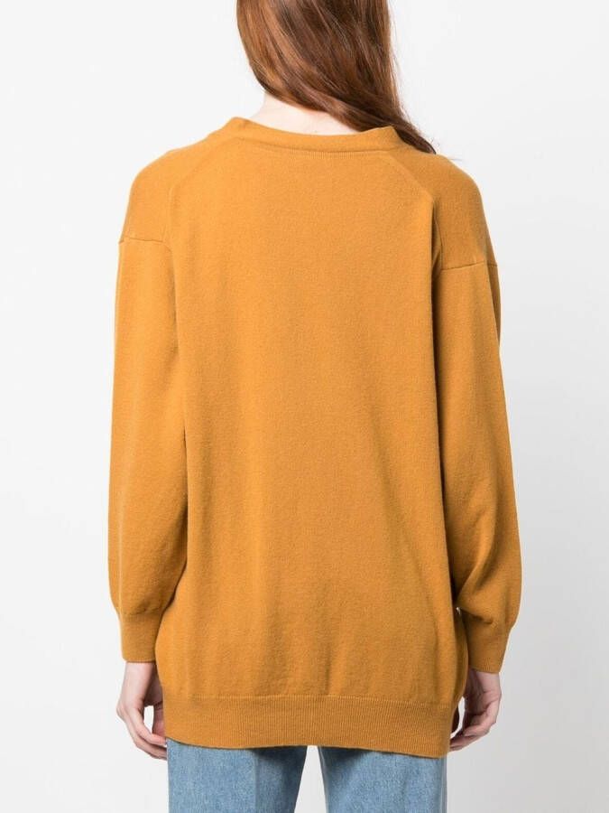 PAULA Kasjmier vest Oranje