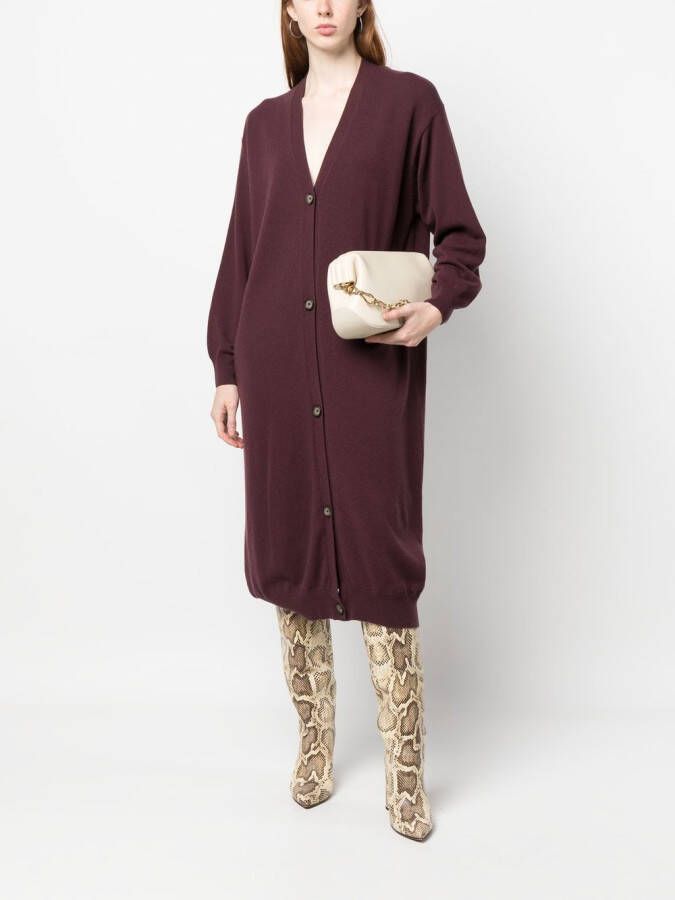 PAULA Kasjmier vest Paars
