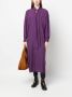 PAULA Midi-jurk met sjaaldetail Paars - Thumbnail 2