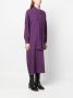 PAULA Midi-jurk met sjaaldetail Paars - Thumbnail 3
