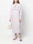 PAULA Midi-jurk met sjaaldetail Paars - Thumbnail 2