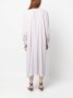 PAULA Midi-jurk met sjaaldetail Paars - Thumbnail 4