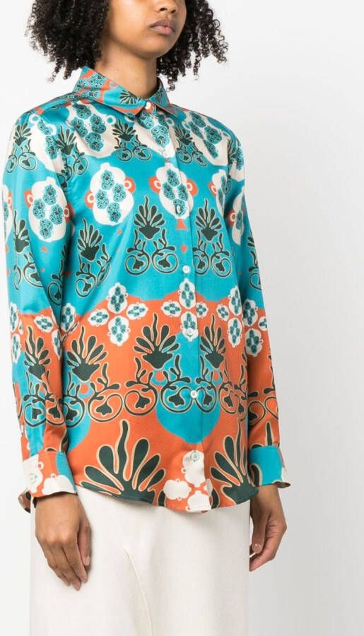 PAULA Getailleerd blouse Blauw