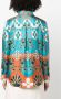 PAULA Getailleerd blouse Blauw - Thumbnail 4