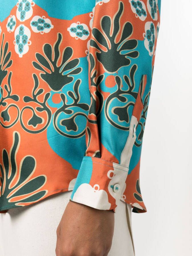 PAULA Getailleerd blouse Blauw