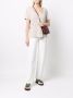 PAULA T-shirt met diepe V-hals Beige - Thumbnail 2