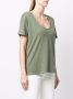 PAULA T-shirt met U-hals Groen - Thumbnail 3