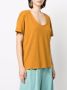 PAULA T-shirt met V-hals Geel - Thumbnail 3