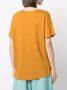 PAULA T-shirt met V-hals Geel - Thumbnail 4