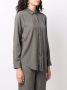PAULA Zijden blouse Groen - Thumbnail 3