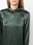 PAULA Zijden blouse Groen - Thumbnail 5