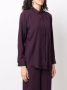 PAULA Zijden blouse Paars - Thumbnail 3