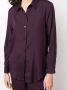 PAULA Zijden blouse Paars - Thumbnail 5