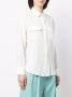PAULA Zijden blouse Wit - Thumbnail 3