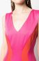 Paule Ka Maxi-jurk met colourblocking Roze - Thumbnail 5