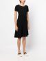 Paule Ka Midi-jurk met korte mouwen Zwart - Thumbnail 3