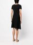 Paule Ka Midi-jurk met korte mouwen Zwart - Thumbnail 4