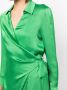 Paule Ka Midi-jurk met striksluiting aan de zijkant Groen - Thumbnail 5