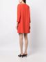 Paule Ka Mini-jurk met strikdetail Rood - Thumbnail 4