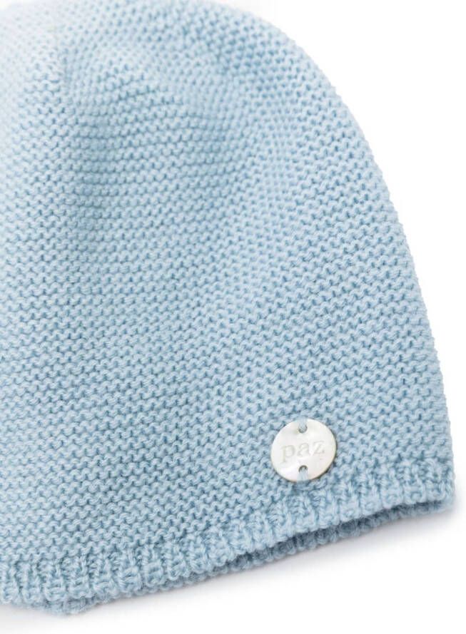 Paz Rodriguez Gebreide muts Blauw