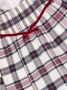 Paz Rodriguez Geruite jurk Rood - Thumbnail 3