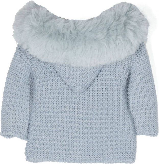 Paz Rodriguez Jas met capuchon Blauw