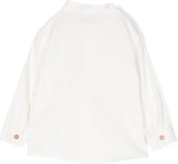 Paz Rodriguez Kraagloos shirt Wit