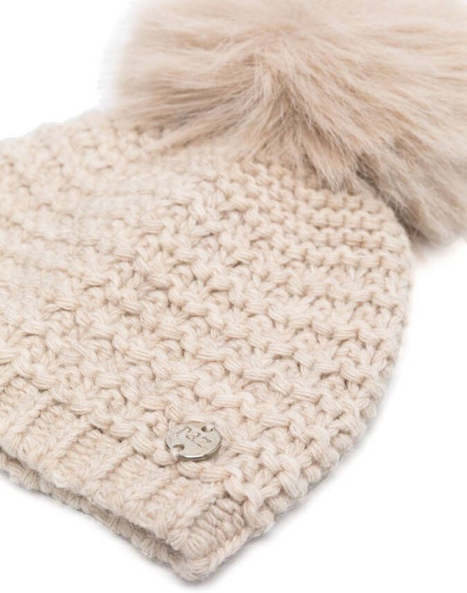 Paz Rodriguez Muts met pompon Beige