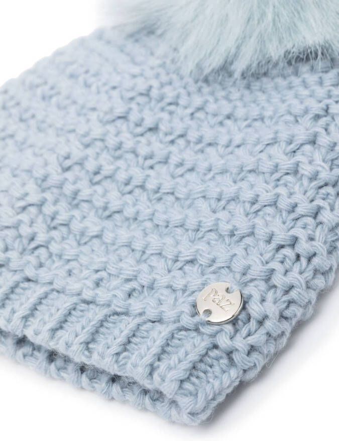 Paz Rodriguez Muts met pompon Blauw