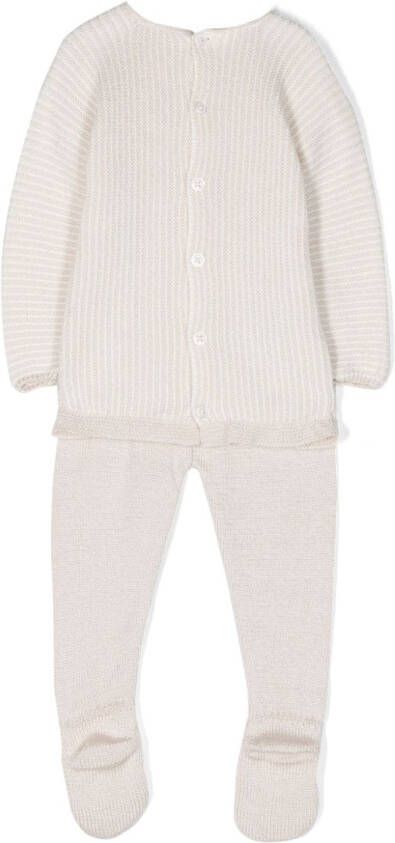 Paz Rodriguez Pyjama met logoprint Beige