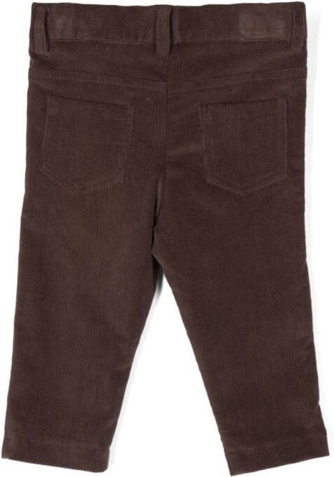 Paz Rodriguez Ribfluwelen broek Bruin