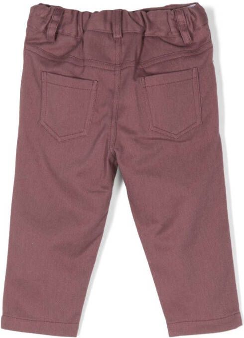 Paz Rodriguez Slim-fit chino Paars